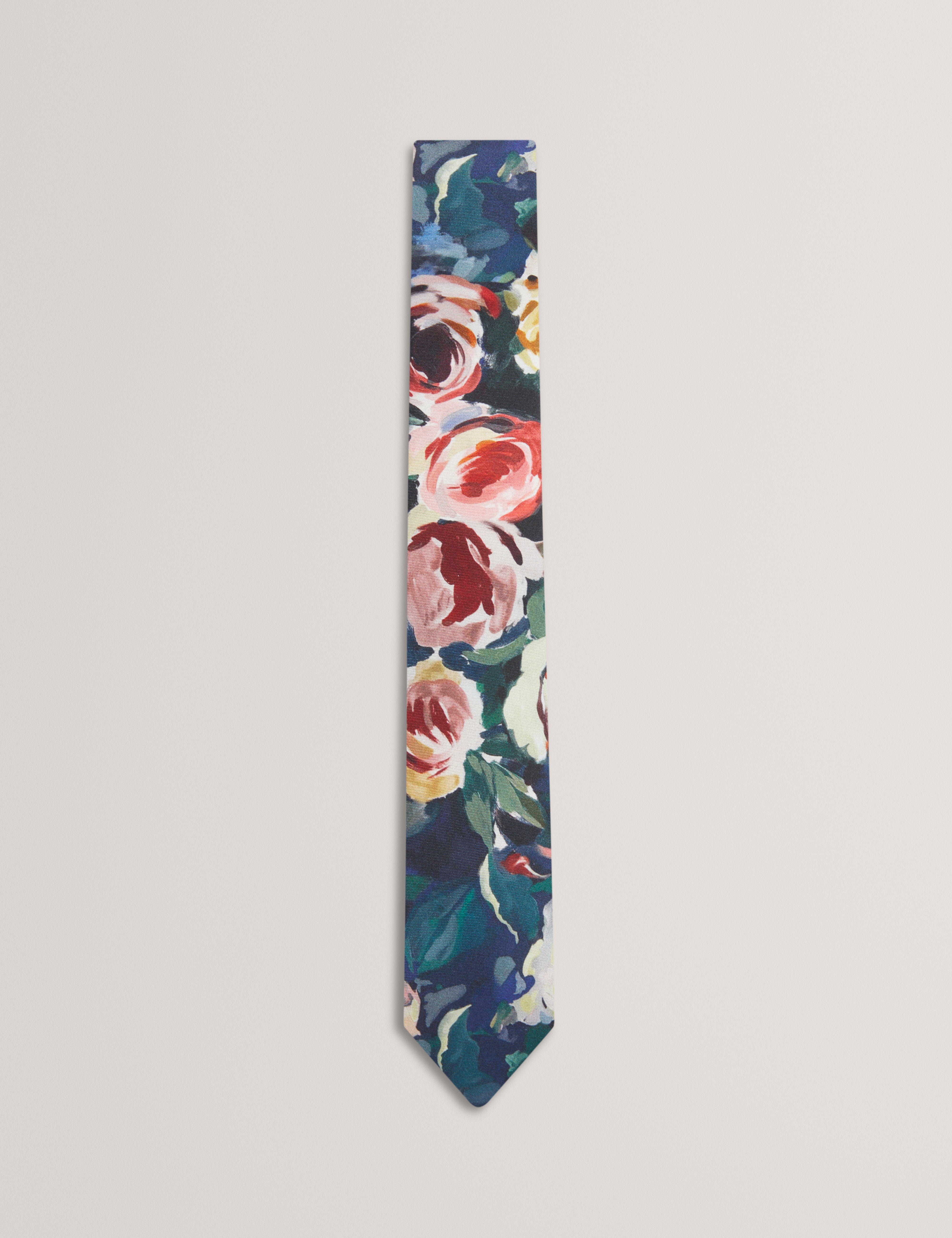 ETTORE: Bold Floral Silk Printed Tie