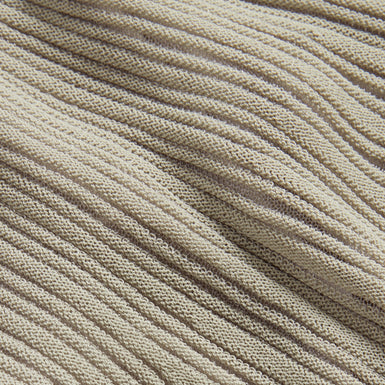 CEYLOAA: Long Sleeve Sheer Detail Knit Top