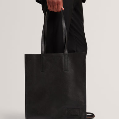 GRIFFIS: Leather North South Tote