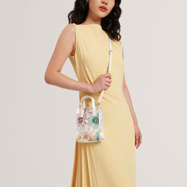 HELISI: Petal Print Mini Icon Bag