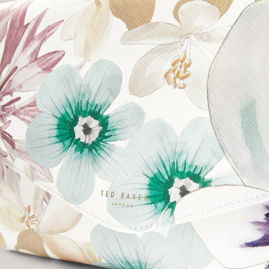 HELINII: Petal Print Icon Envelope Clutch