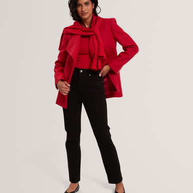 SANZAN: Mid Rise Slim Jeans