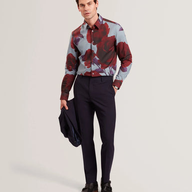 GIVIRA: Regular Fit Floral Print Shirt