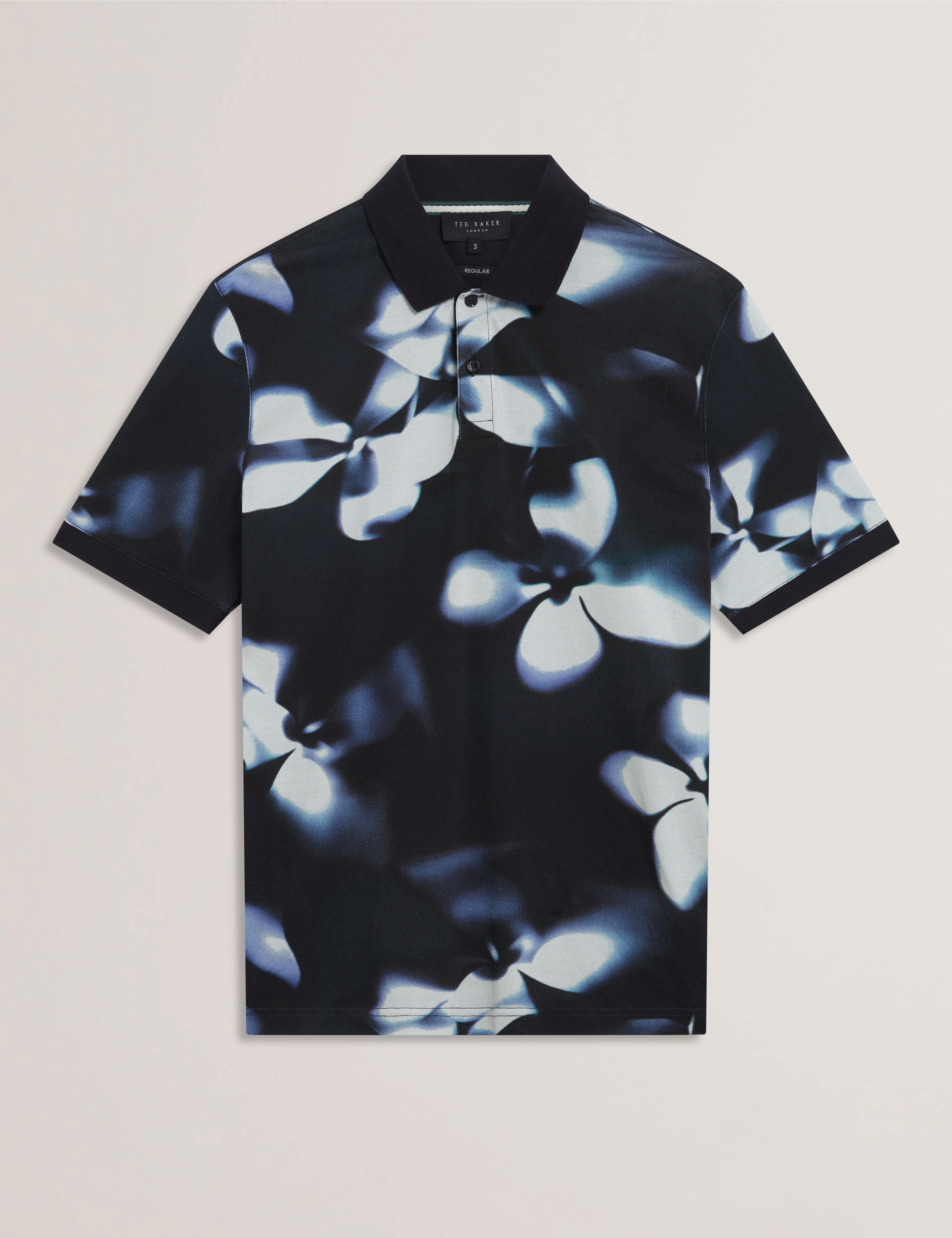 LONGBRI: Floral Print Polo