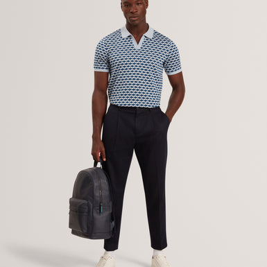 LIRIEN: Geo Jacquard Polo