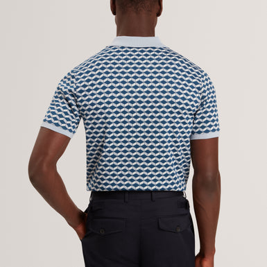 LIRIEN: Geo Jacquard Polo