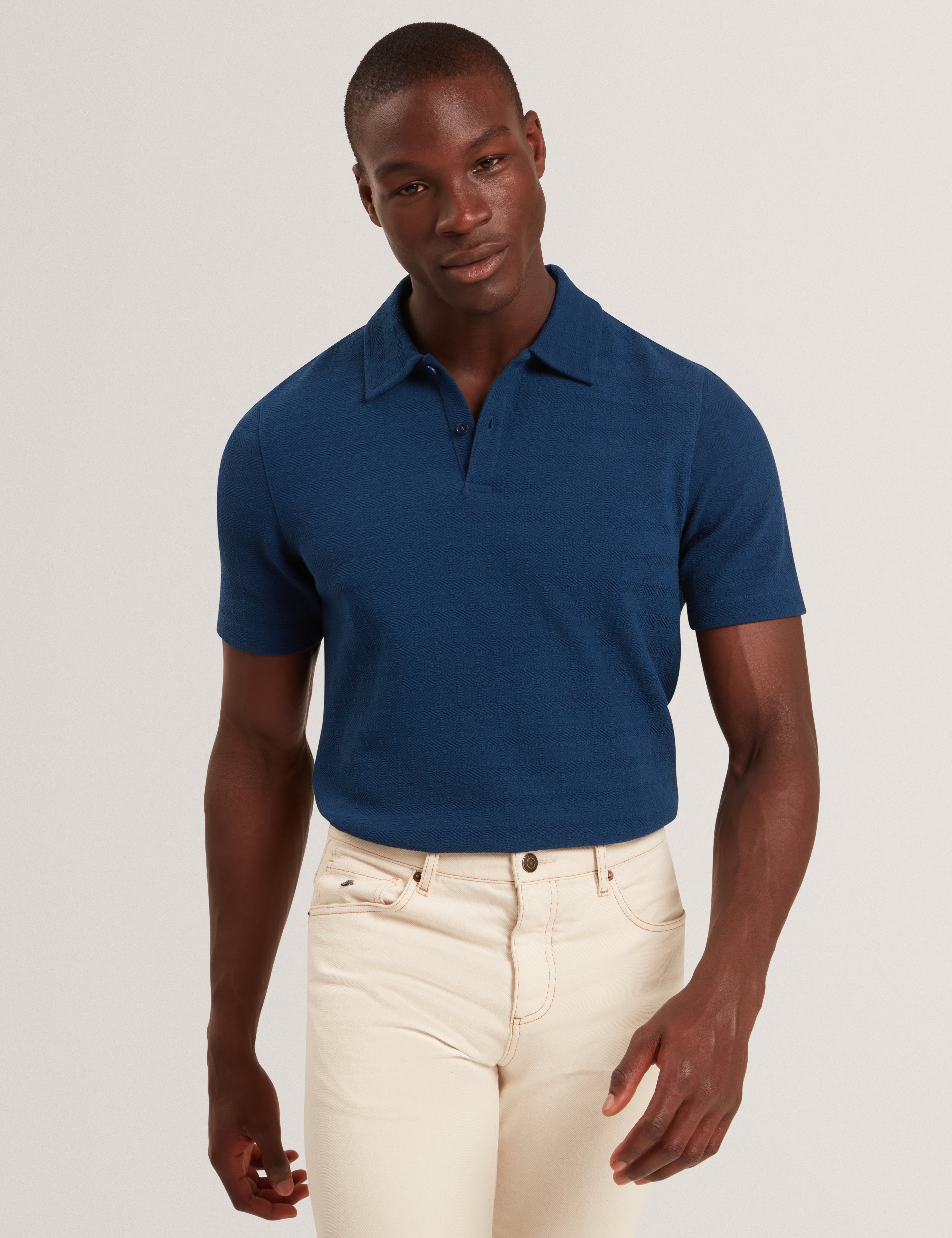 SERAPA: Square Stitch Polo