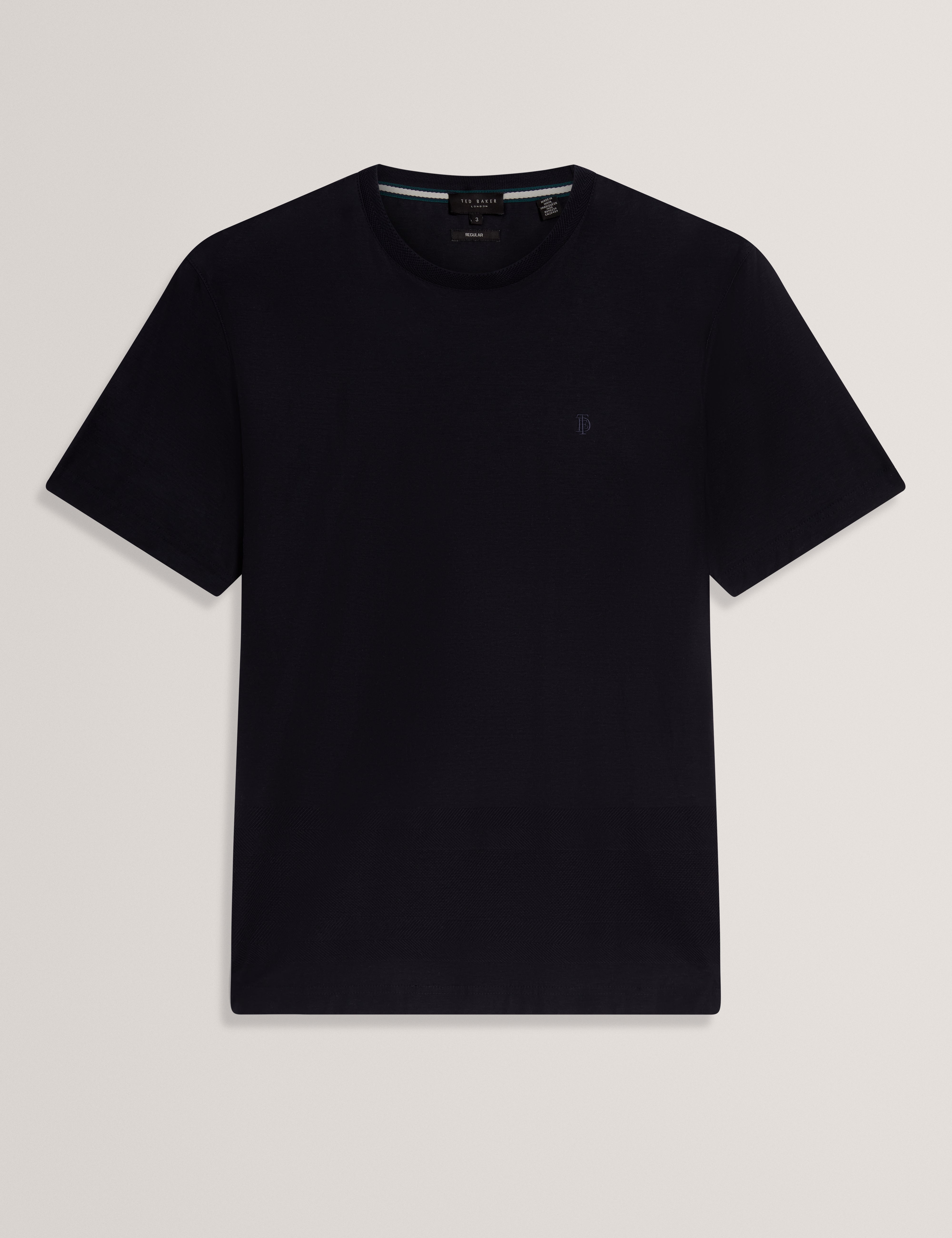 KAELITH: Herringbone Panel T-Shirt