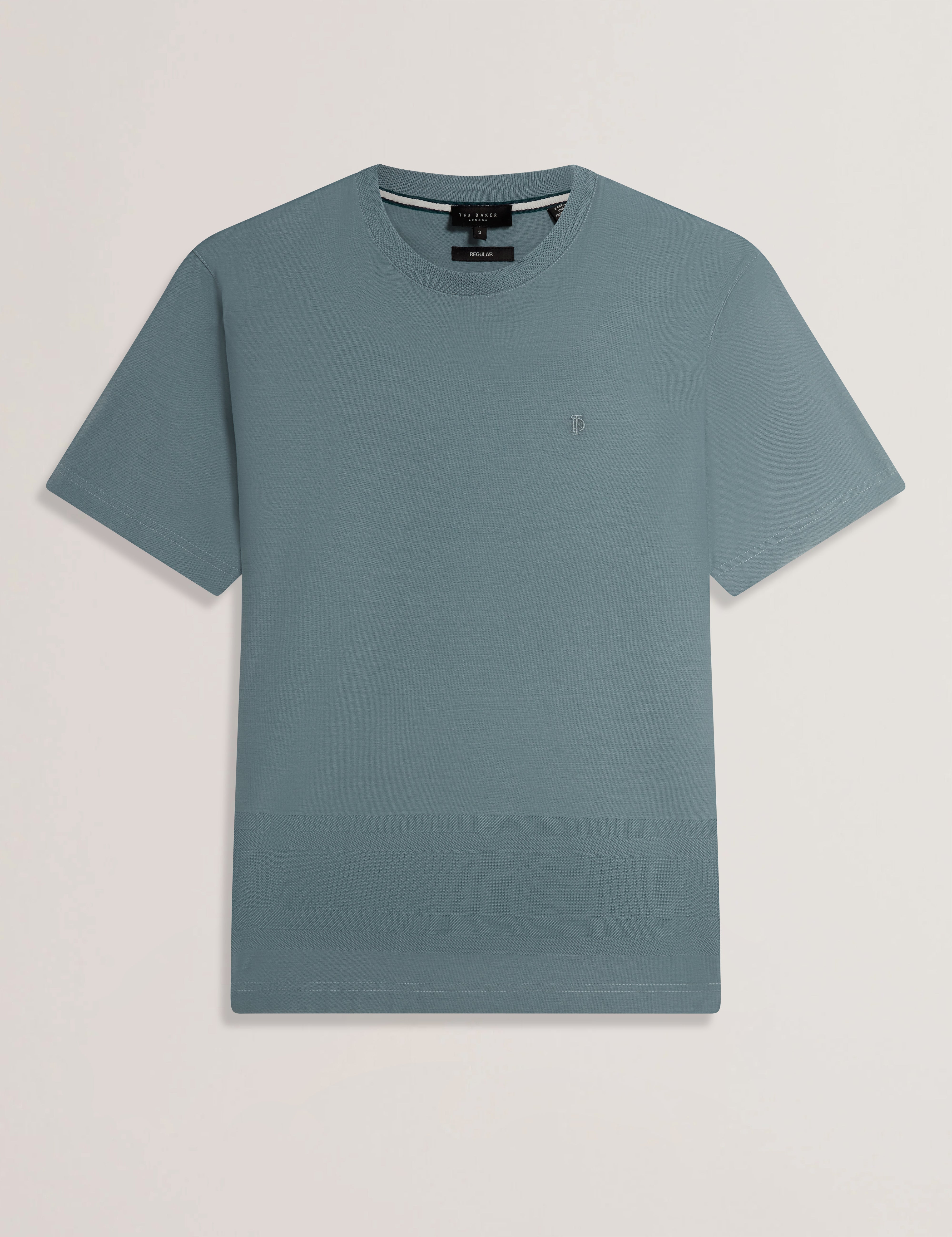 KAELITH: Herringbone Panel T-Shirt
