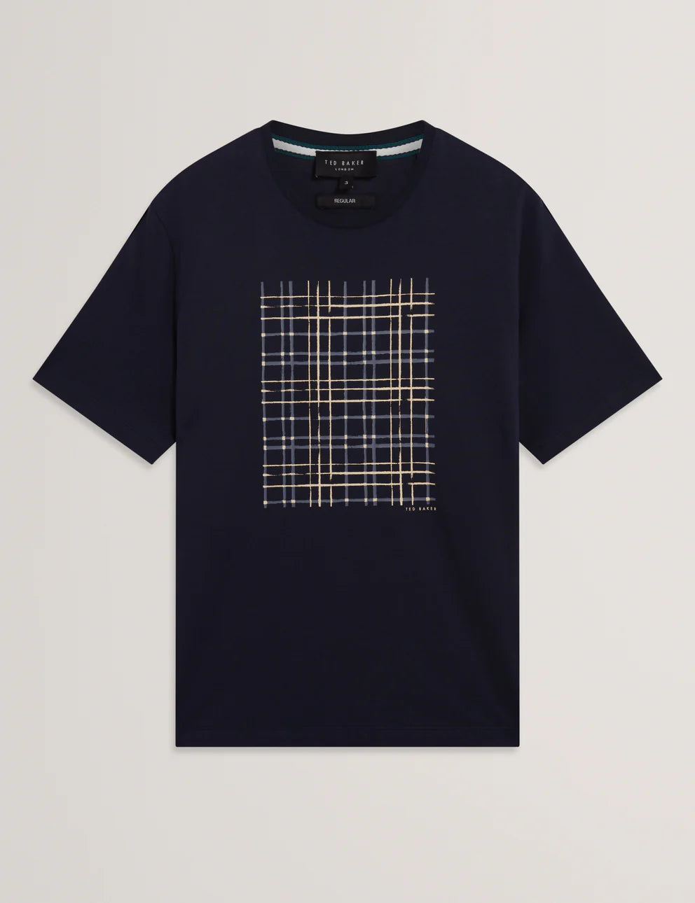 SIONAN: Box Print T-Shirt
