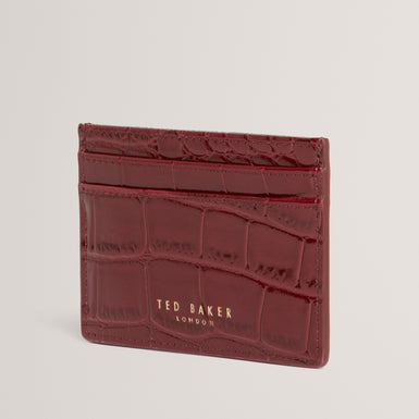 VARENYA: Croc Effect Card Holder