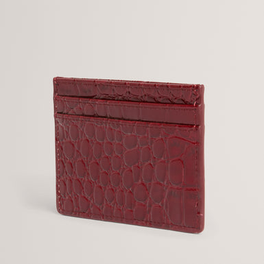 VARENYA: Croc Effect Card Holder