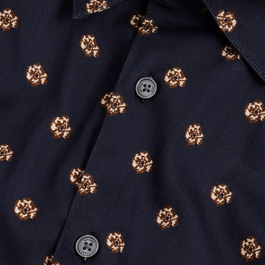 OLUFAR: LS Slim Fit Ditsy Floral Shirt