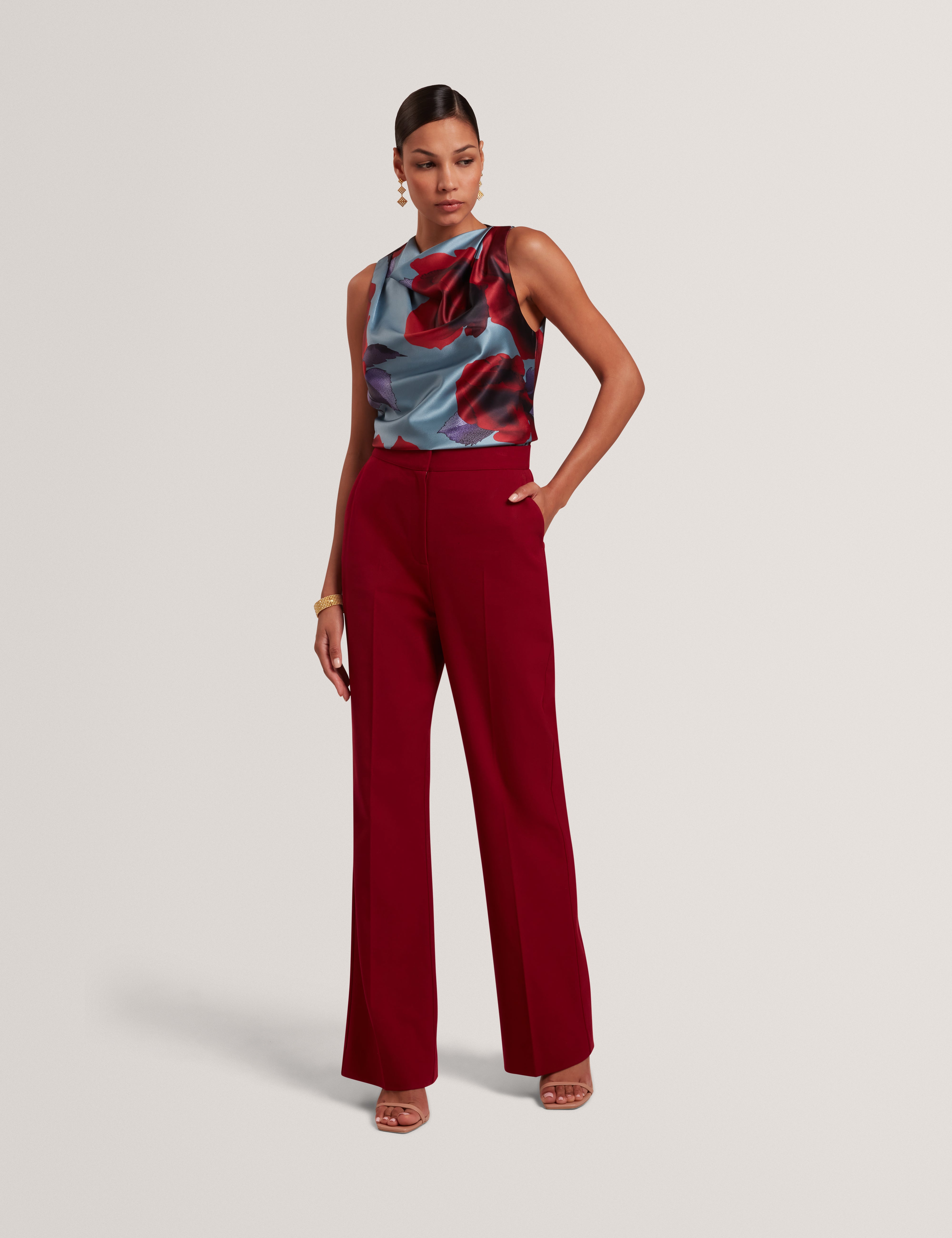 LYMAT: Tailored Flare Trouser