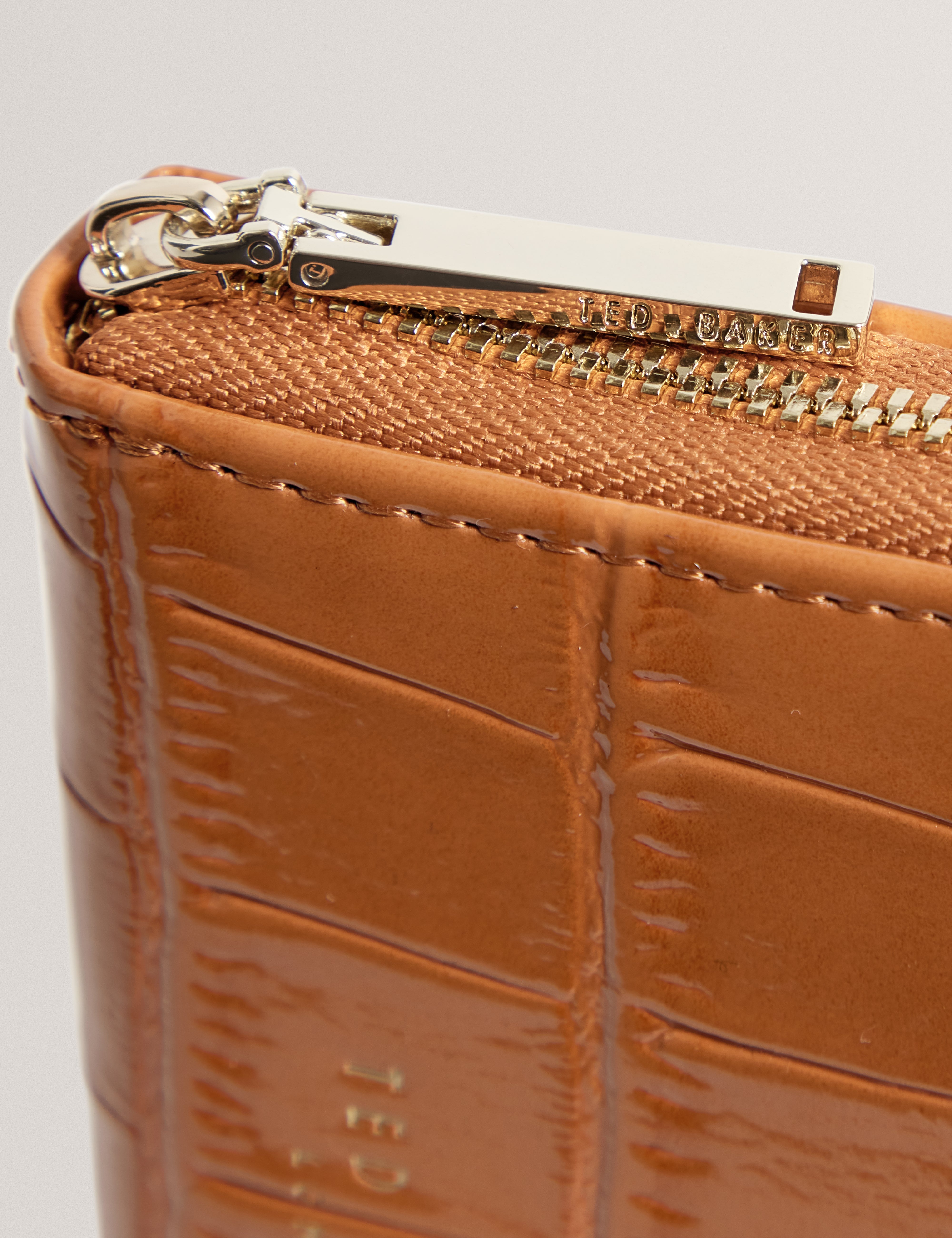 Women's VARLEE-Croc Effect Small Zip Around Wallet