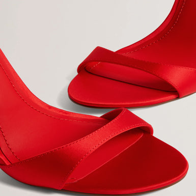 SOFELAA: Satin Bow Detail Sandal