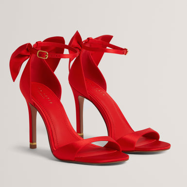SOFELAA: Satin Bow Detail Sandal