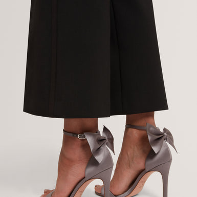 SOFELAA: Satin Bow Detail Sandal