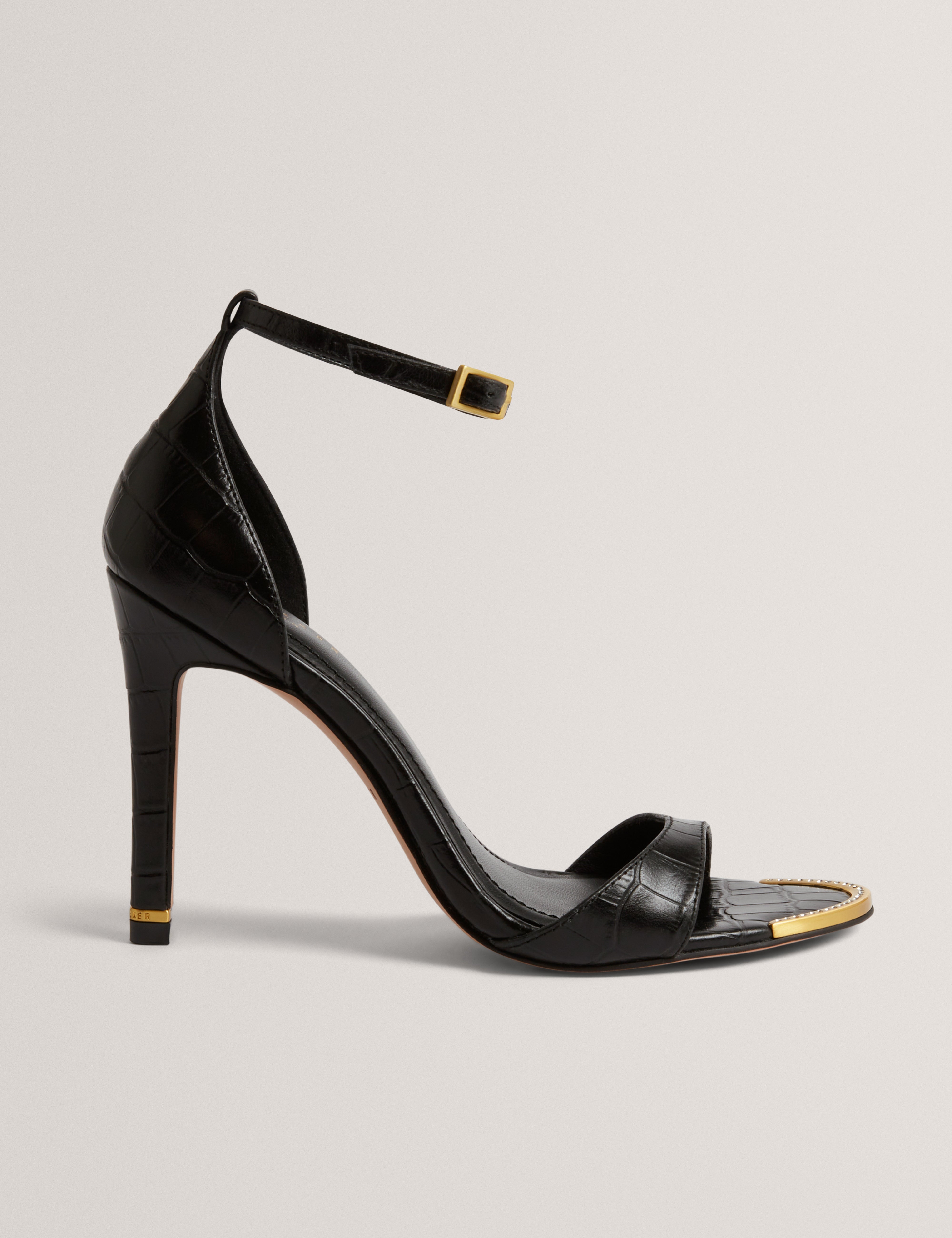 HELLIY: Leather Heeled Sandal