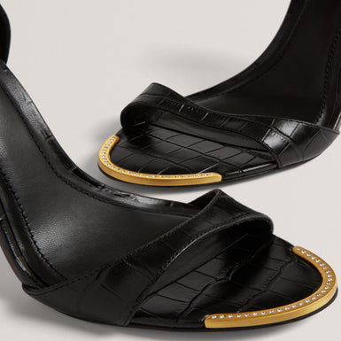 HELLIY: Leather Heeled Sandal