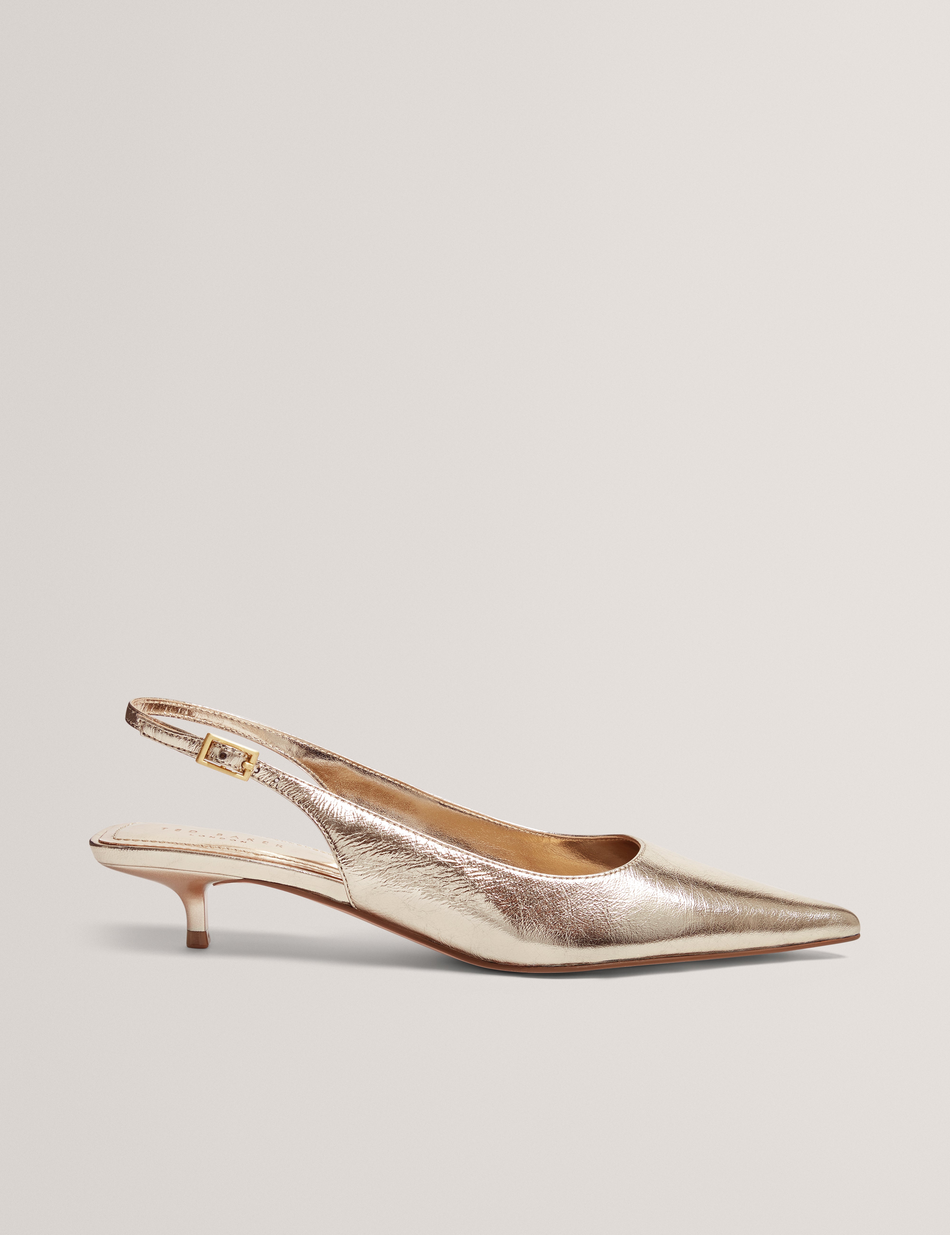 KITIY: Sling Back Kitten Heel