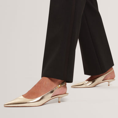 KITIY: Sling Back Kitten Heel