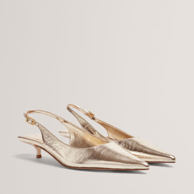 KITIY: Sling Back Kitten Heel