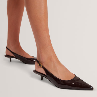 KITIY: Sling Back Kitten Heel