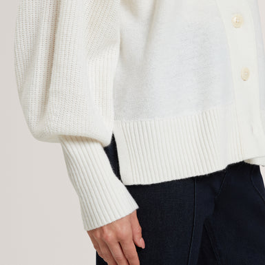 MALLEE: Neck Boxy Cardigan