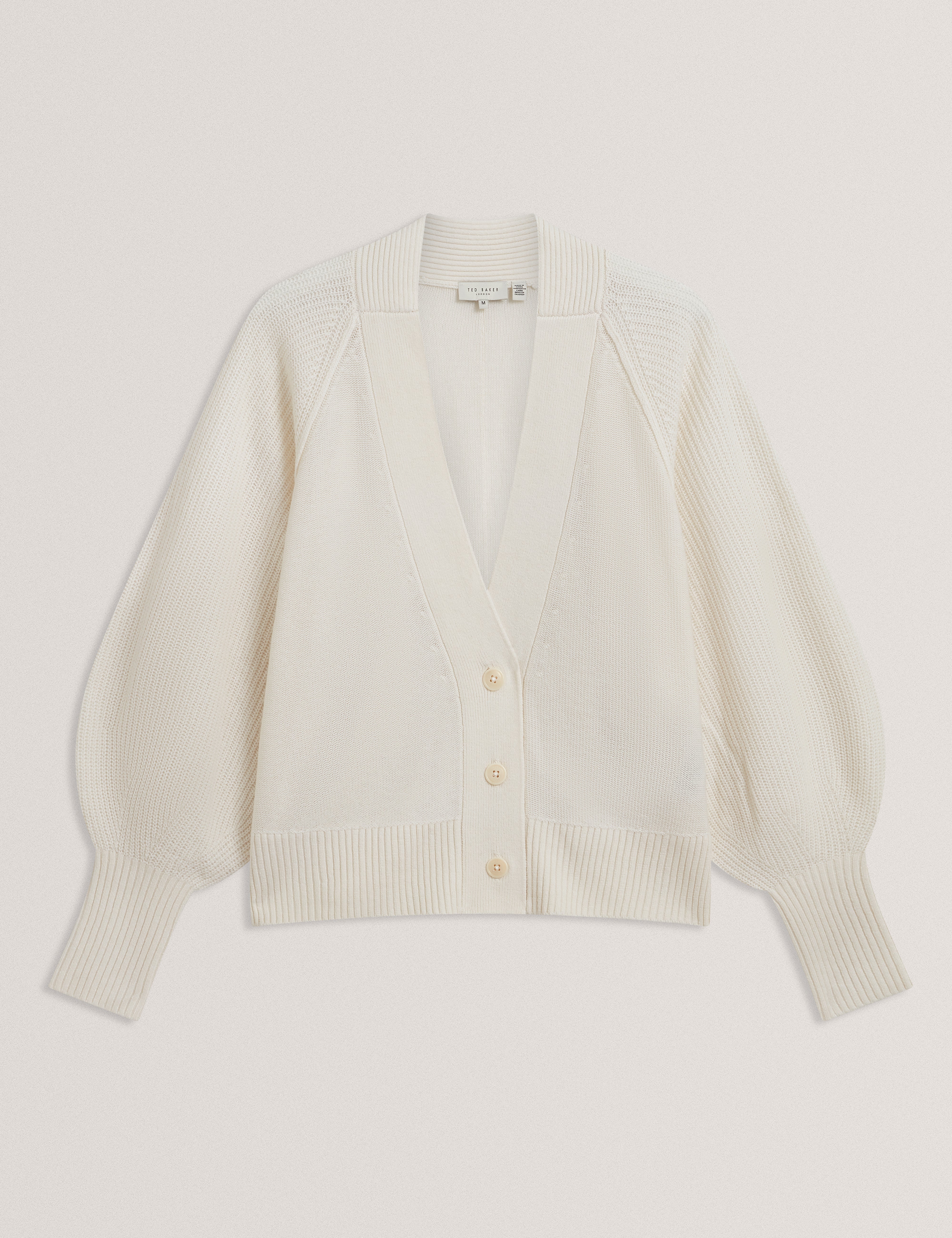 MALLEE: Neck Boxy Cardigan