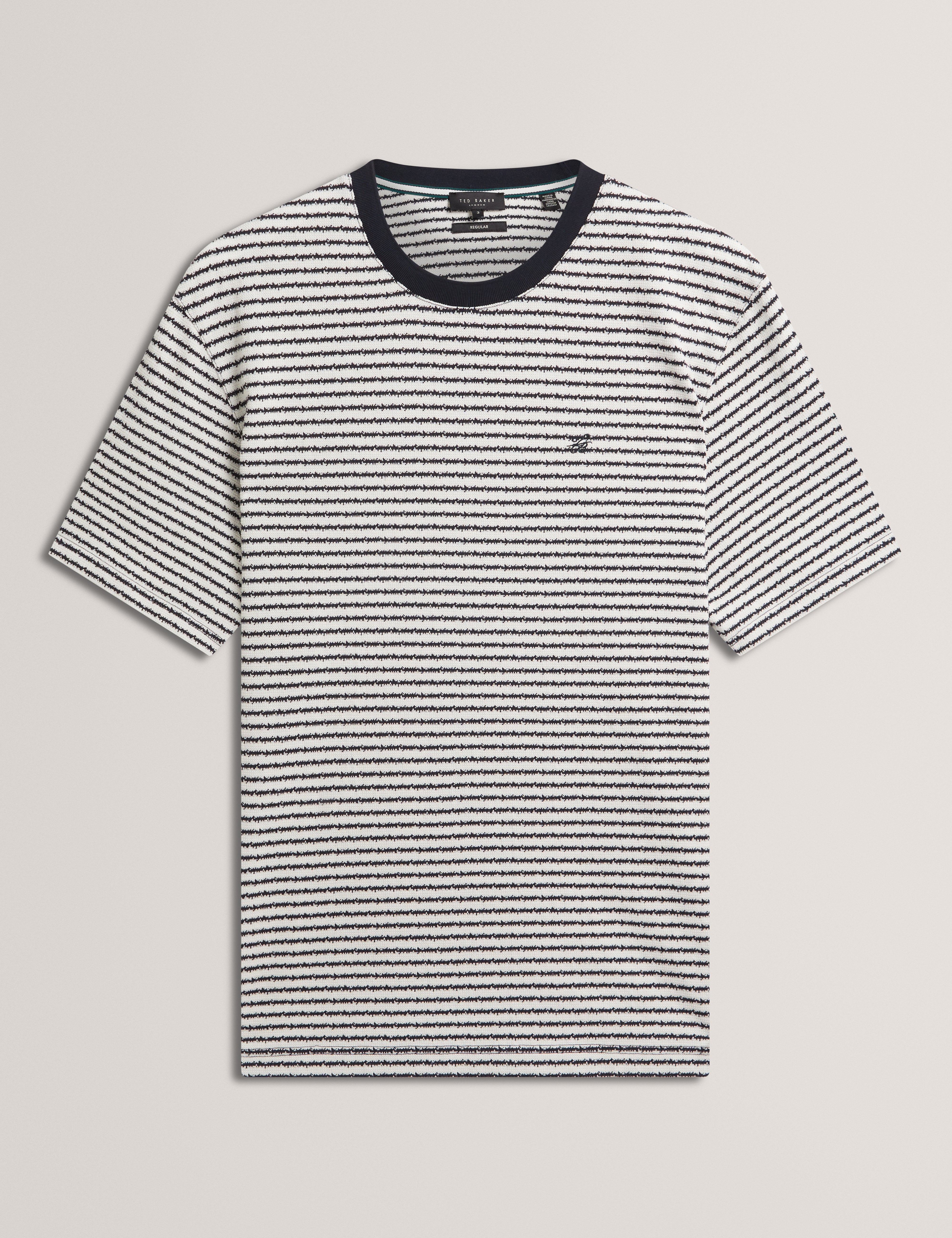 VEXRIN: Ss Oversized Striped T-Shirt