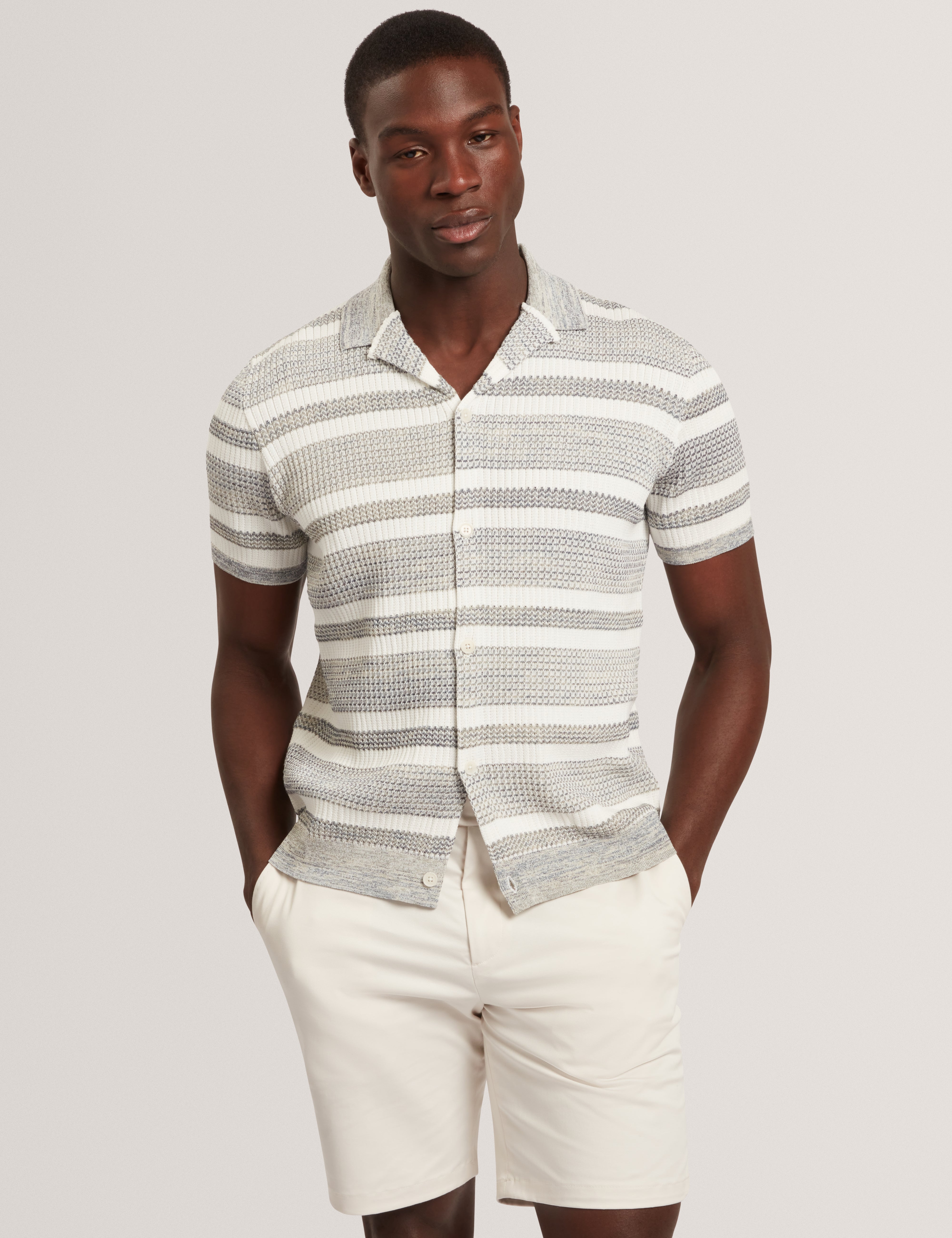 FLACKS: Ss Relaxed Fit Stripe Shirt