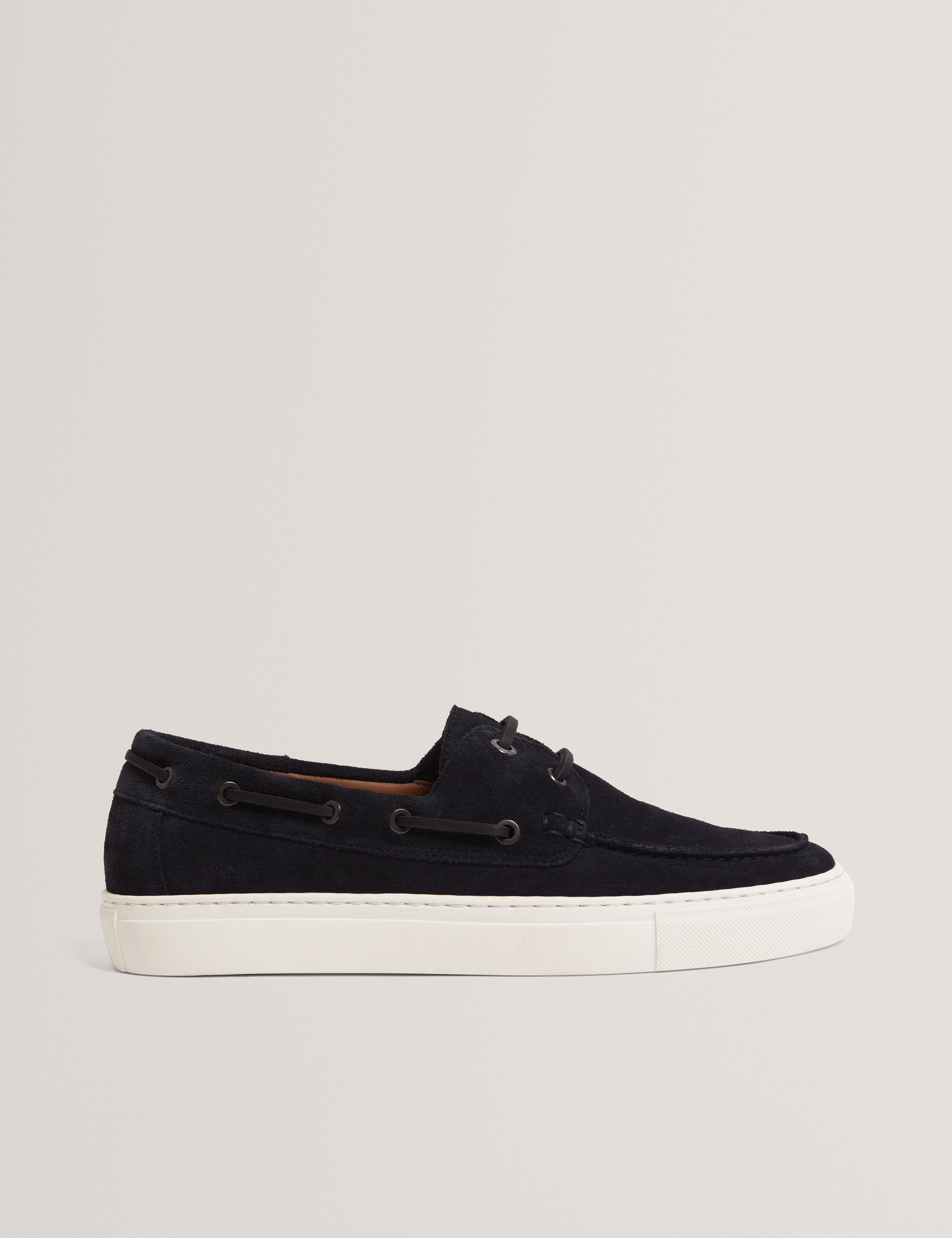 BOUDEN: Suede Boat Shoe