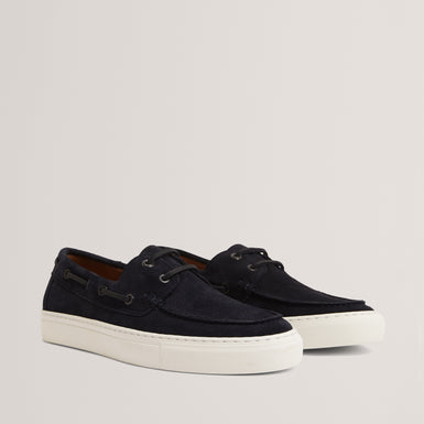 BOUDEN: Suede Boat Shoe