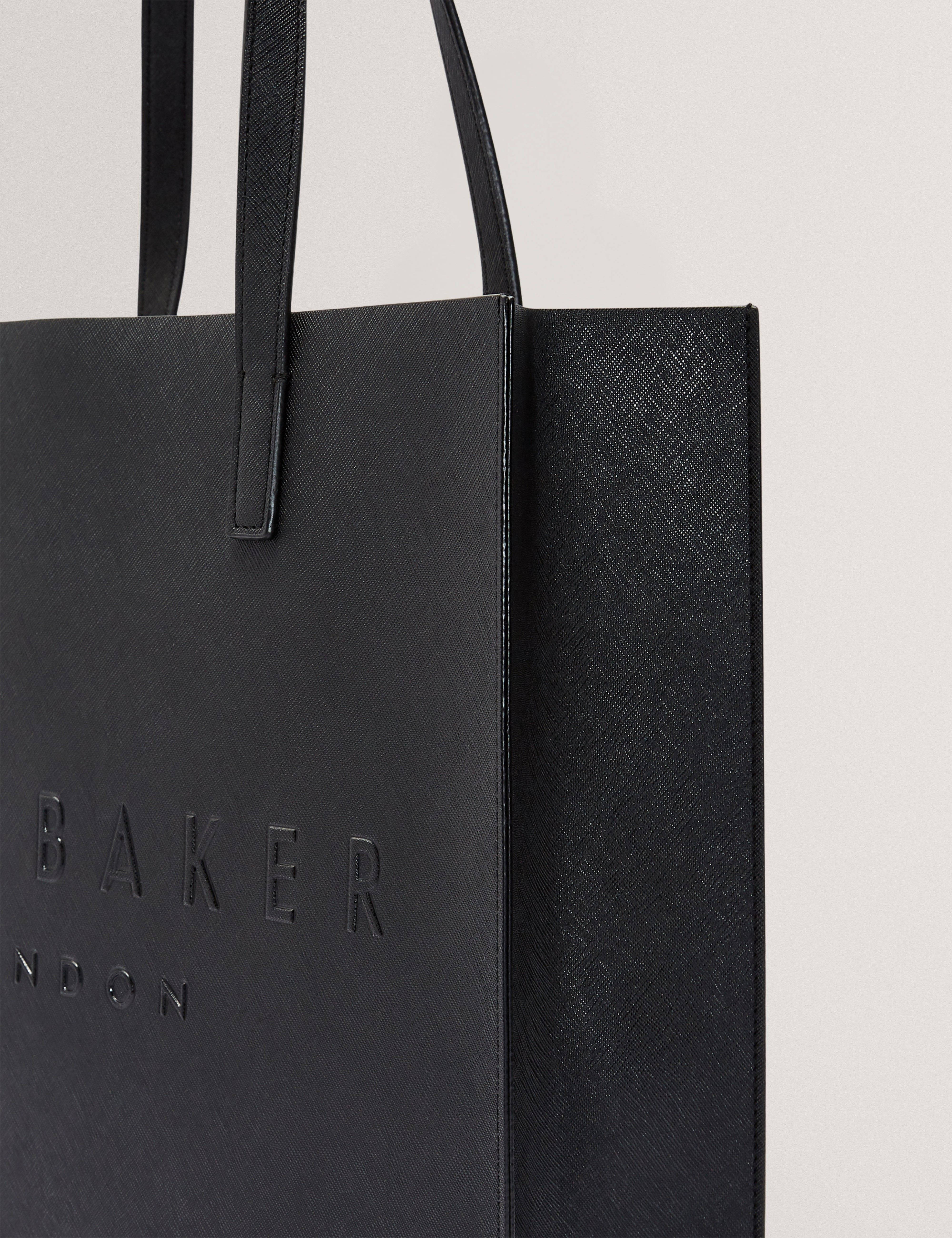 SOOCON: Crosshatch Large Icon Bag Black