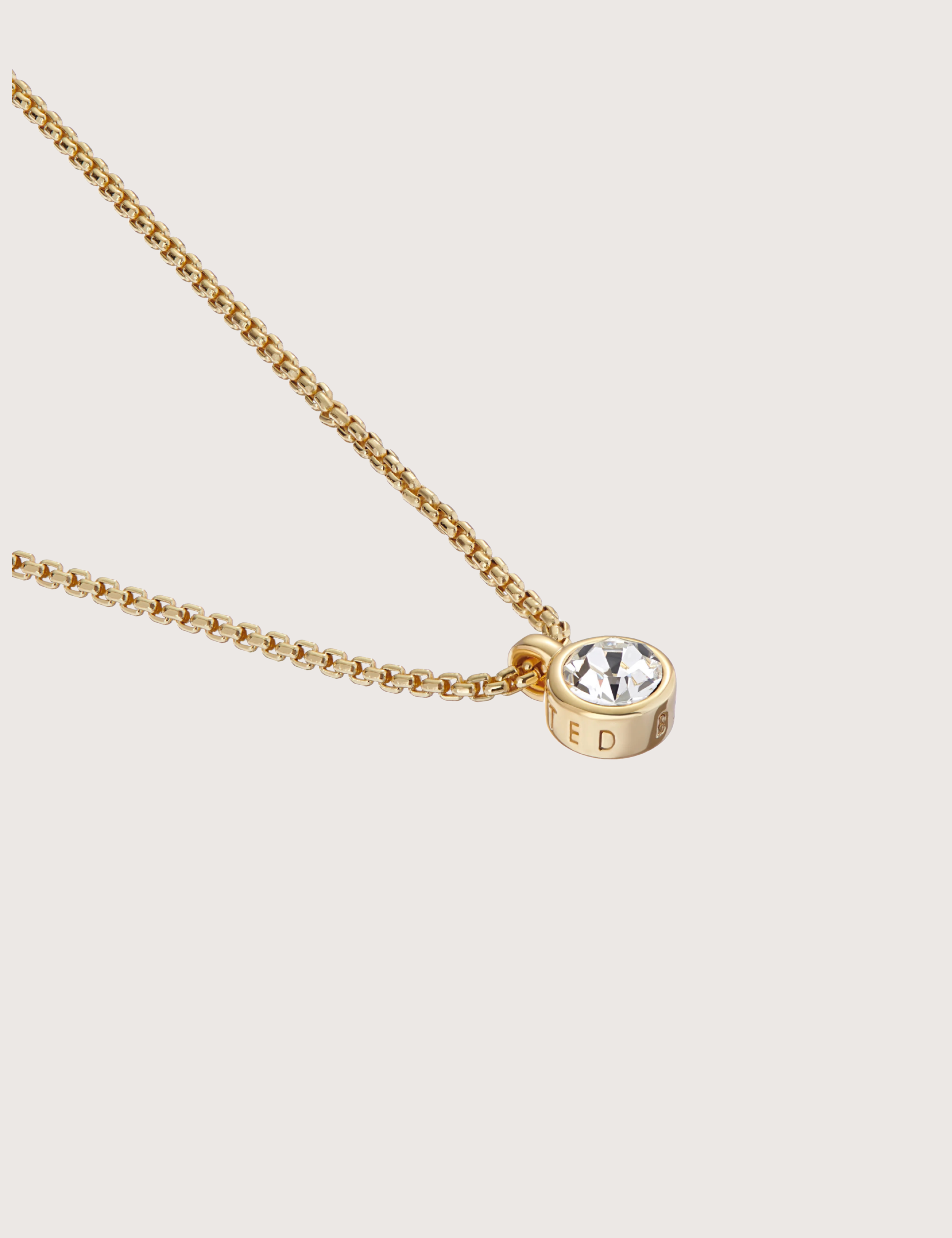 Women's Sininaa Gold Crystal Pendant Necklace