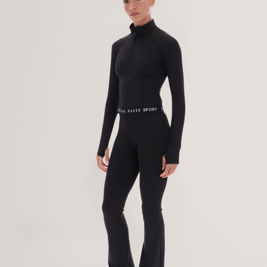 MARIE: Essentials Cropped Zip-Up Jacket