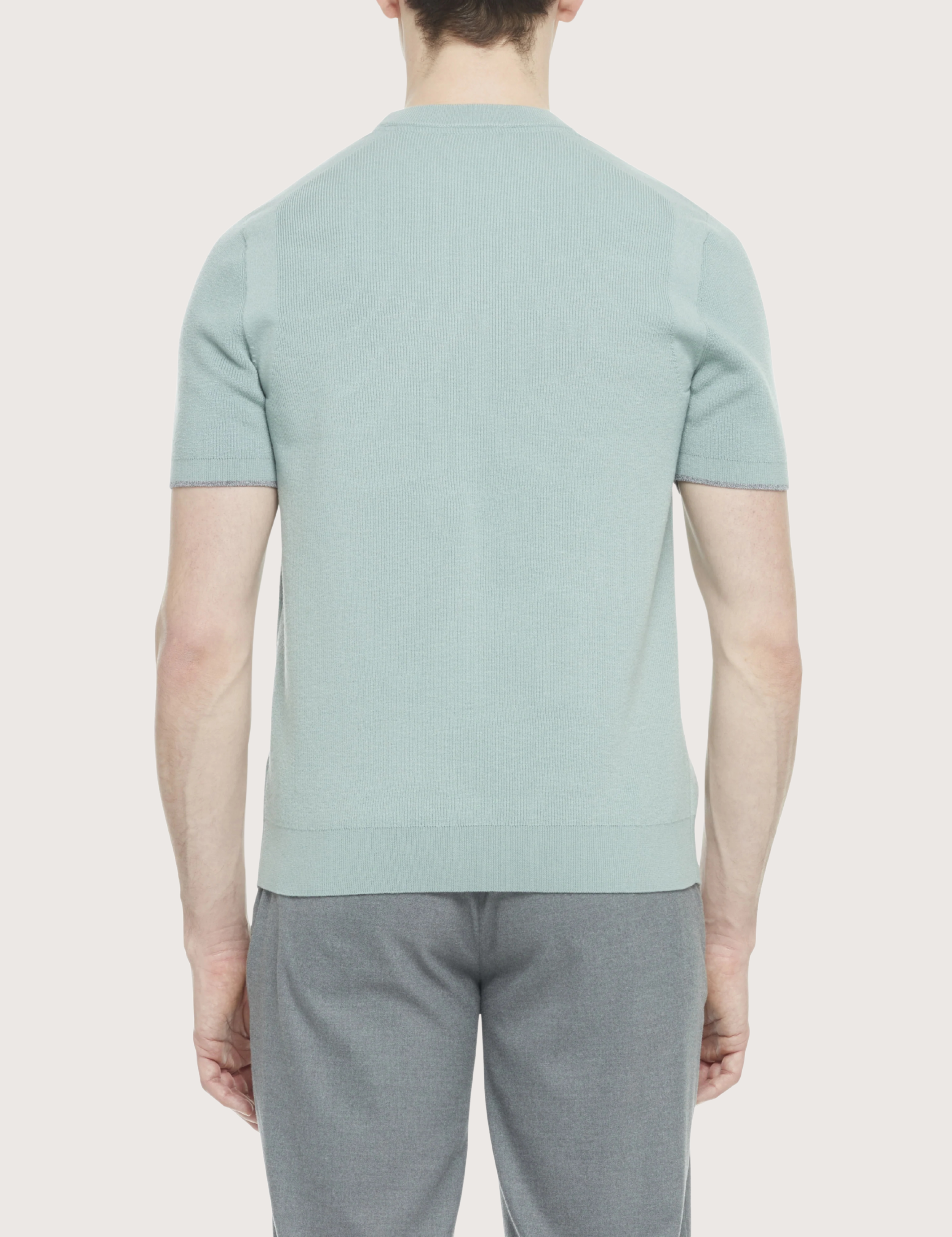 VOISIN: SS Mixed Ribbed T-Shirt
