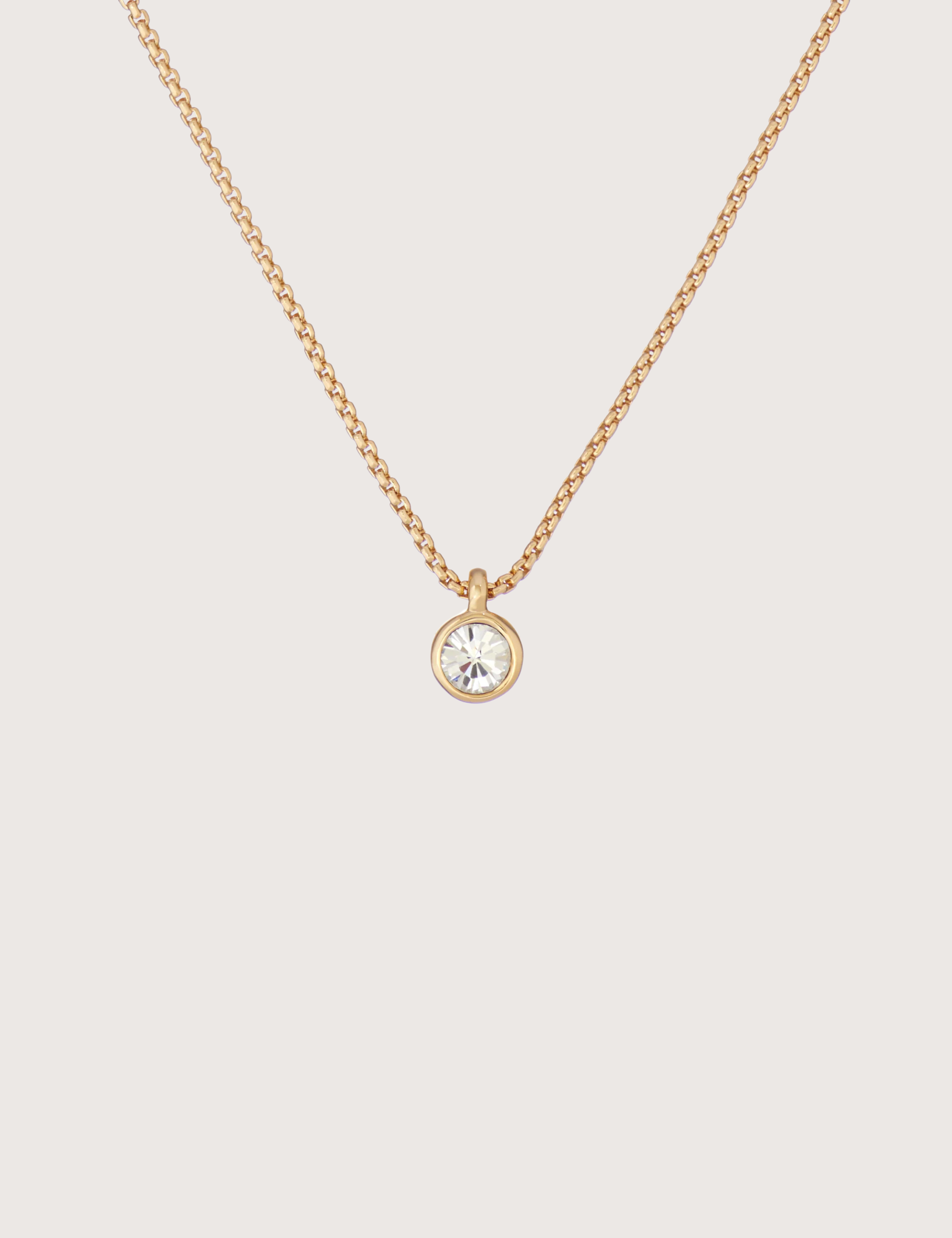 Women's Sininaa Gold Crystal Pendant Necklace