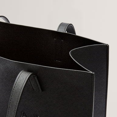 SOOCON: Crosshatch Large Icon Bag Black