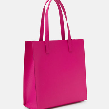 Women's Milicon-Floral Printed Large Icon Bag Brt-Pink