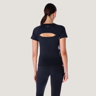 CAMELLIA: Training Peek-a-Boo Sculpt T-Shirt