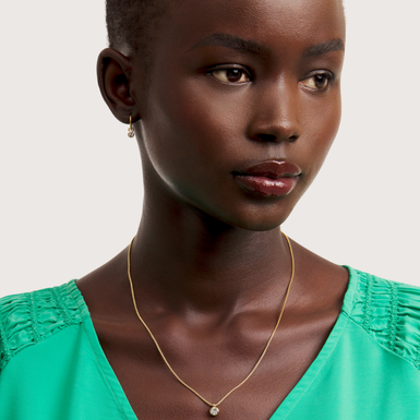 Women's Sininaa Gold Crystal Pendant Necklace