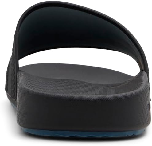 Men's SEENEN-Rubber Pool Slide Black