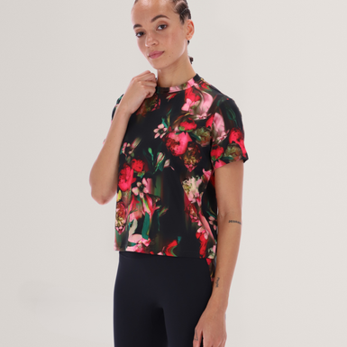 ELSIE: Floral Aeroflow T-Shirt