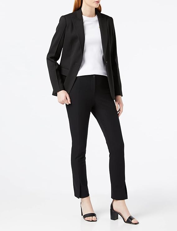 Women's Ozete Front Split Pants Black