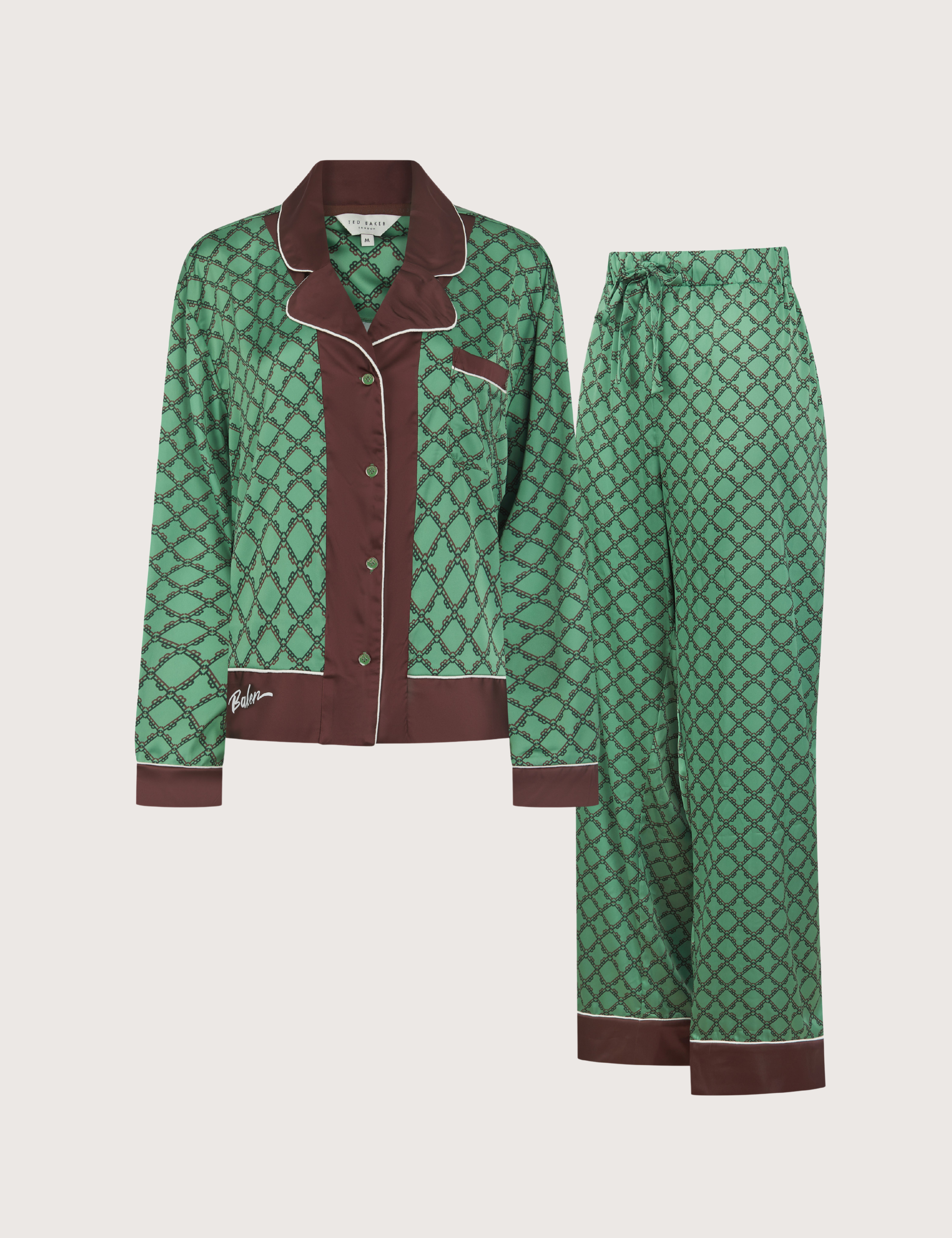 DAHLIA: LS Monogram Print Set