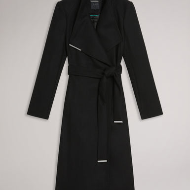 Women's Rose Coat Black
