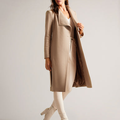 Women's Rose Coat Camel