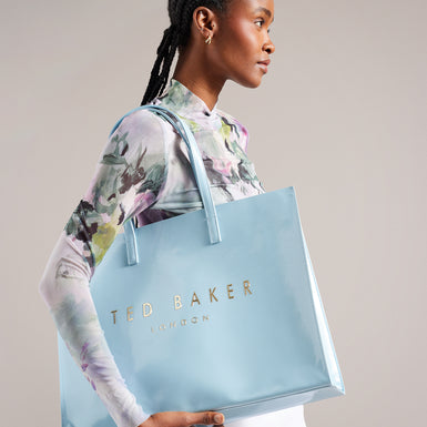 Women's Crikon-Crinkle Extra Large Icon Bag Lt-Blue